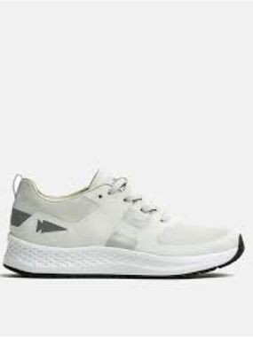 White Athletic Running Sneaker with Gray Accent /Goruck